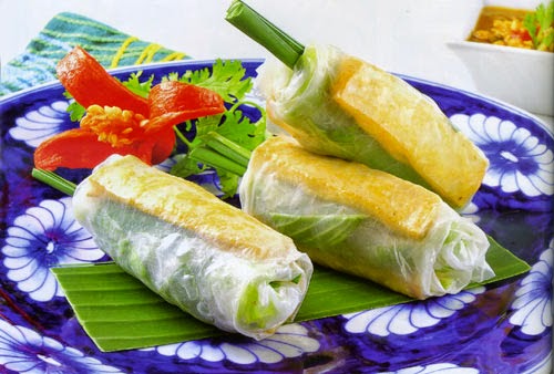 Mon goi cuon dau hu thom ngon