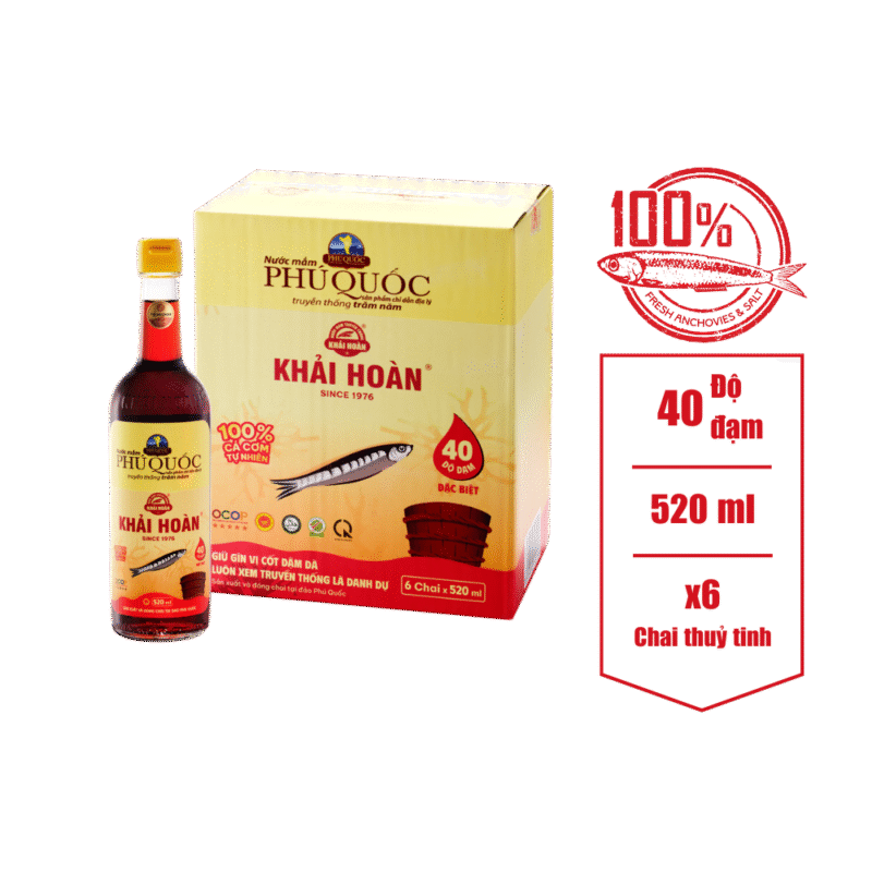 40n 520ml 6chai